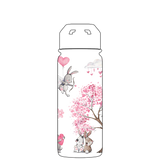 Gourde avec paille - Gen 2 Rabbit Romance Pattern