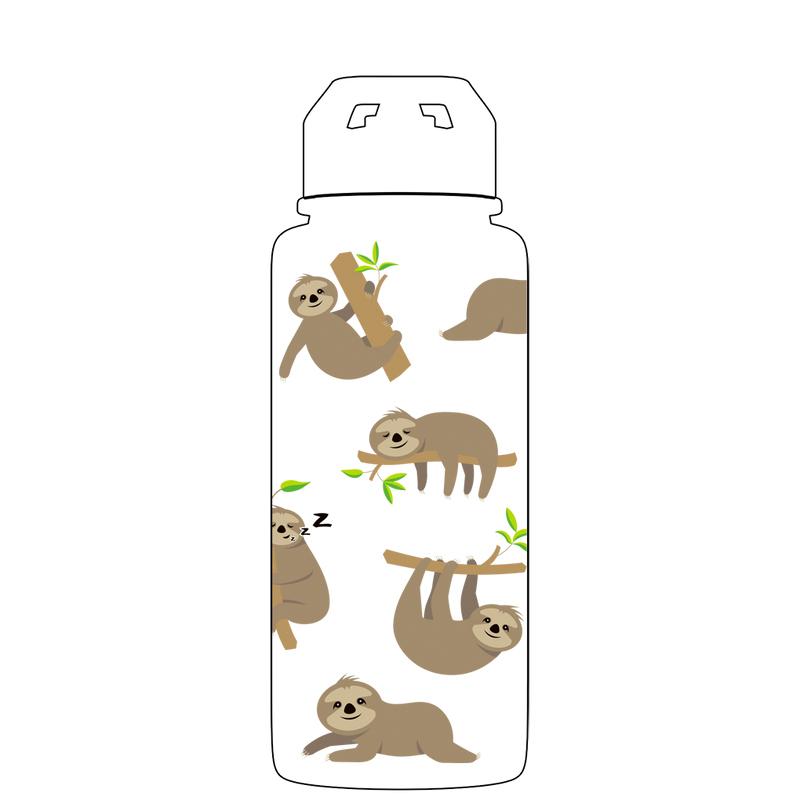 Bottiglia d'acqua con cannuccia - Modello Bradipo Gen 2