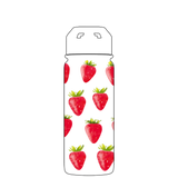 Bottiglia d'acqua con cannuccia - Modello Fragola Gen 2