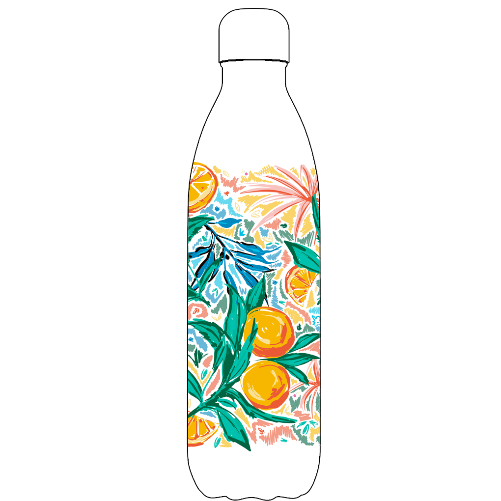 Original Summer Squeeze Water Bottle Pattern