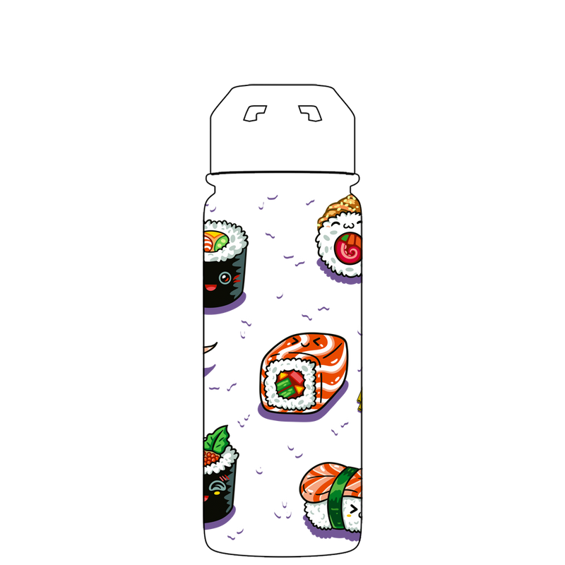 Borraccia con cannuccia - Gen 2 Super Sushi Pattern