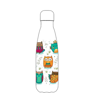 Original Tribal Owls Water Bottle Pattern