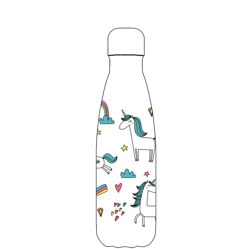 Original Unicorn Paradise Water Bottle Pattern