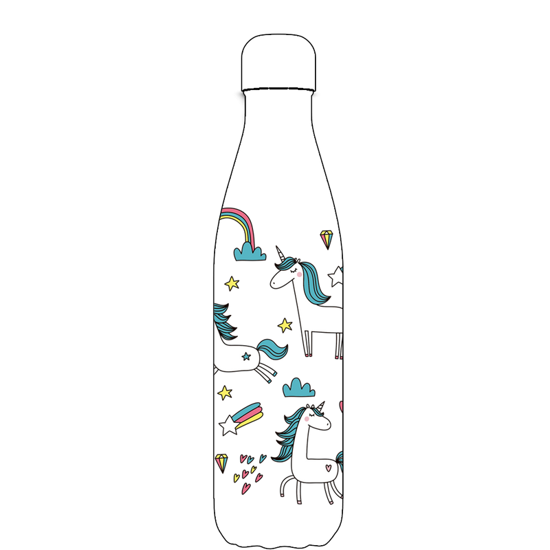Original Unicorn Paradise Water Bottle Pattern