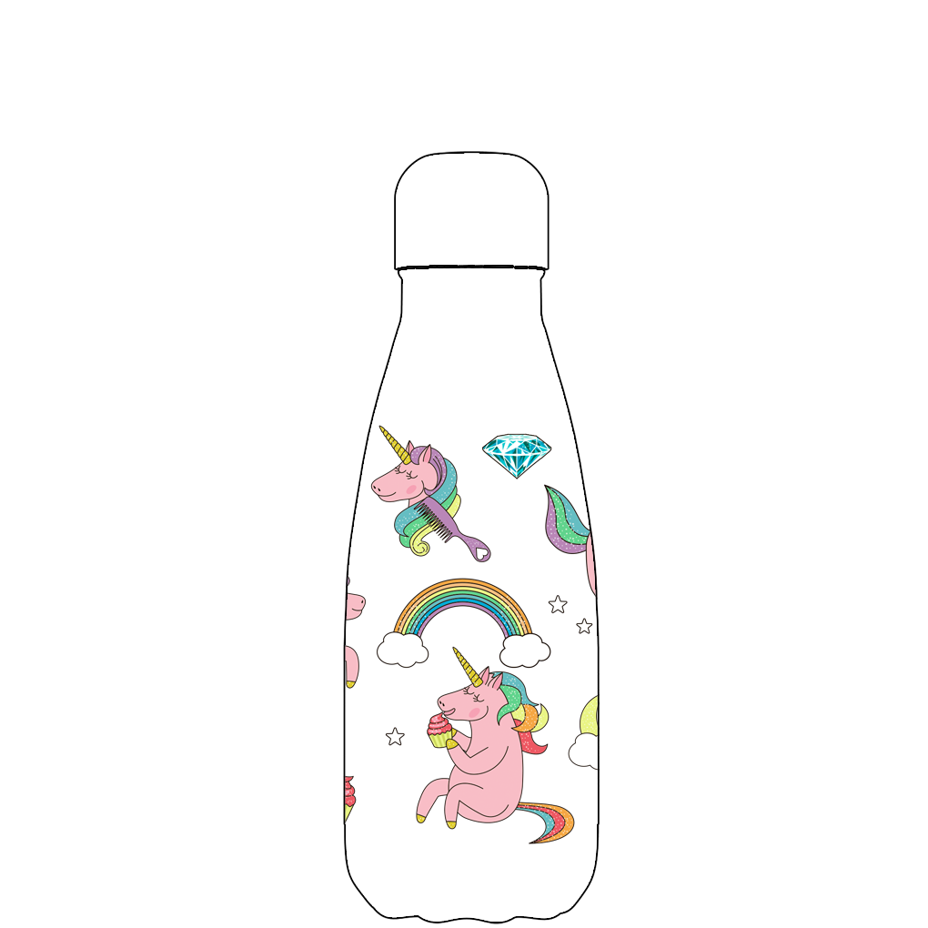 Original Unicorn Water Bottle Pattern