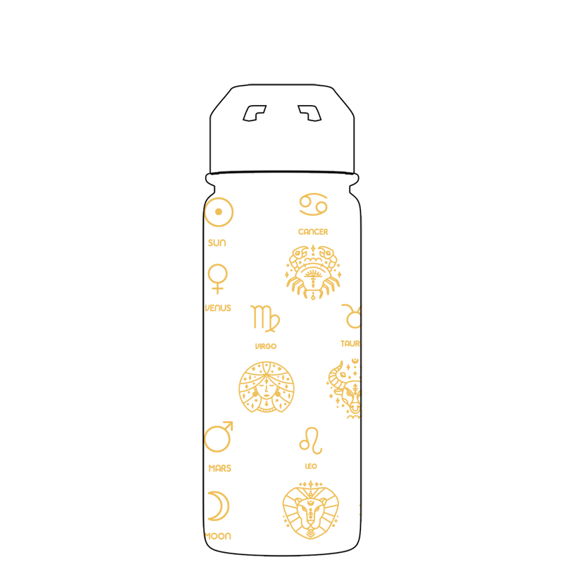 Borraccia con cannuccia - Modello Collezione Zodiac Gen 2