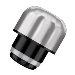 Metallic Silver Water Bottle Lid