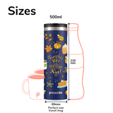 Midnight Blue Pumpkin Spice Travel Mug