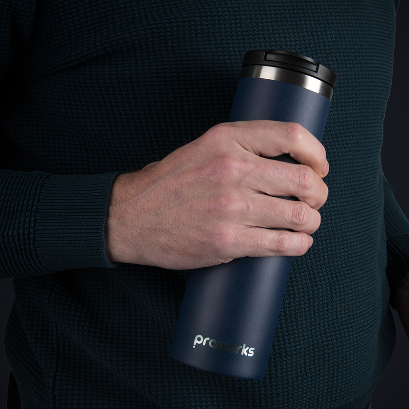 Bleu nuit Mug de voyage
